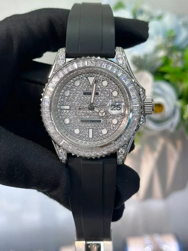 WhatsApp-Image-2026-06-28-at-4.45.37-AM-3 Rolex Yacht-Master 42 Oysterflex 226679TBR with a 42mm 18kt white gold case, baguette diamond dial, Oysterflex bracelet, sapphire crystal, and automatic movement.