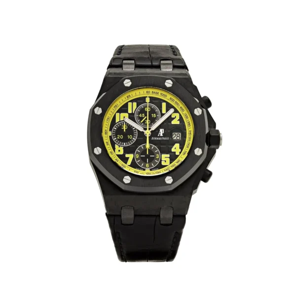 audemars-piguet-royal-oak-offshore-chronograph-26176fo-oo-d101cr-02-bumble-bee-carbon-black-dial-alligator-2011-audemars-piguet-1124139420 Audemars Piguet Royal Oak Offshore Chronograph Bumble Bee Carbon Black Dial Alligator