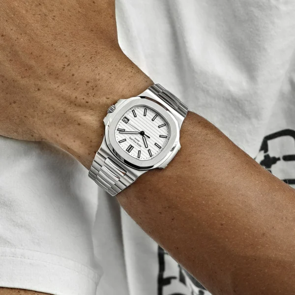 patek-philippe-nautilus-5711-1a-011-stainless-steel-white-dial-patek-philippe-42400792215796_1280x Patek Philippe Nautilus 5711/1A 3KF Super Clone with a White Textured Dial, stainless steel bracelet, and A324 movement.
