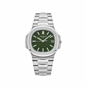 Nautilus 5711/1A PPF 1:1 Best Edition Green Textured Dial on SS Bracelet 324CS V4