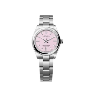 rolex-oyster-perpetual-277200-ladies-stainless-steel-pink-dial-2025-rolex-1154758622 Oyster Perpetual 31mm 277200 DIWF Best Edition with a 31mm stainless steel case, smooth bezel, Oyster bracelet, sapphire crystal, and classic Oyster Perpetual styling
