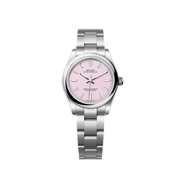 Oyster Perpetual 31mm 277200 DIWF Best Edition with a 31mm stainless steel case, smooth bezel, Oyster bracelet, sapphire crystal, and classic Oyster Perpetual styling