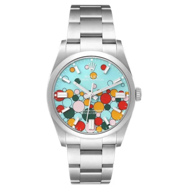 rolex-oyster-perpetual-celebration-dial-steel-mens-watch-126000-unworn-60300_9554be1582_md Oyster Perpetual 126000 36mm VSF 1:1 Best Edition Celebration Bubbles Dial on SS Bracelet VS3235