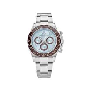Daytona 116506 3CF 1:1 Best Edition featuring an Ice Blue Dial, Arabic hour markers, stainless steel bracelet, fixed tachymeter bezel, and SH4130 V2 automatic chronograph movement.