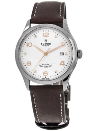 Tudor 1926 39mm M91550-0014 replica watch with white dial and steel-look bracelet