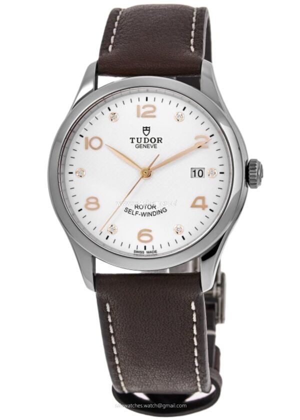 Tudor 1926 39mm M91550-0014 replica watch with white dial and steel-look bracelet