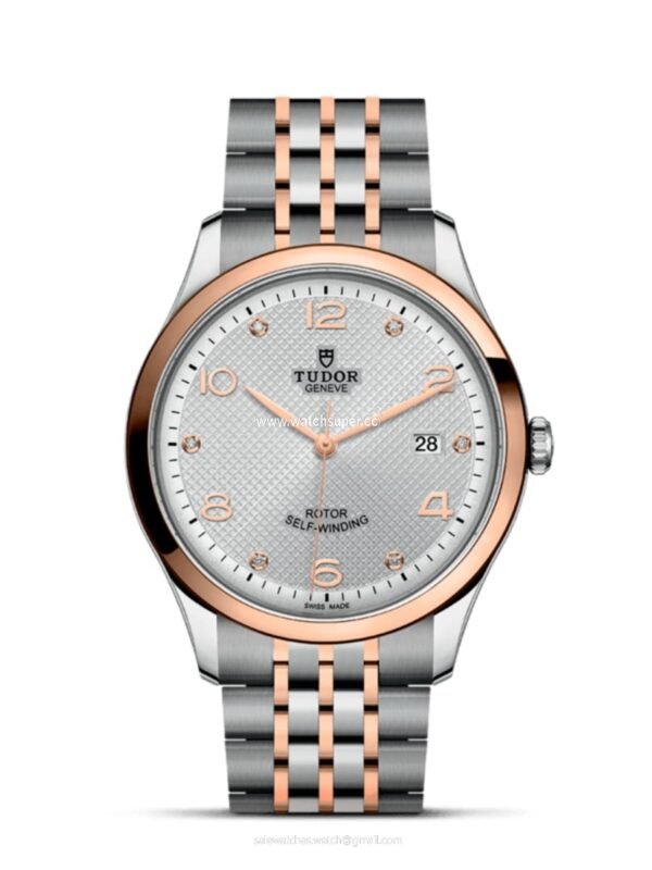 Tudor 1926 M91651-0002 Rose Gold & Stainless Steel Replica Watch Tudor 1926 M91651-0002 replica watch with silver-style dial and rose-gold-tone two-tone bracelet
