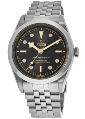 Explore the Tudor Black Bay One 41 M79680-0004 replica watch with an anthracite-style dial, diamond-style markers, and steel-style bracelet.