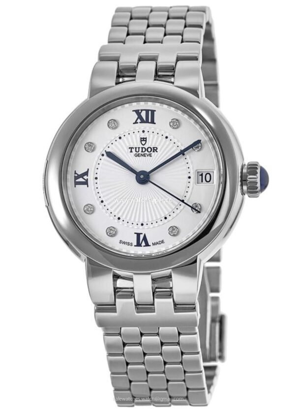 Tudor Clair de Rose 34mm M35800-0004 replica watch with opaline dial and diamond-style markers